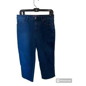 Gloria Vanderbilt Blue Denim Dark Wash Capri Sz.10